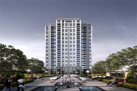 百货大楼附近东岳广场4室2厅2卫110万136m2毛坯房出售